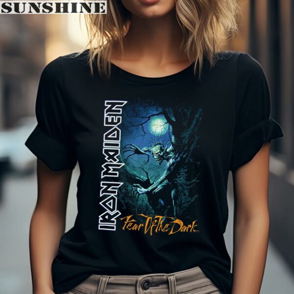 Official Iron Maiden Fear Of The Dark Tree Sprite Shirt 2 women shirt