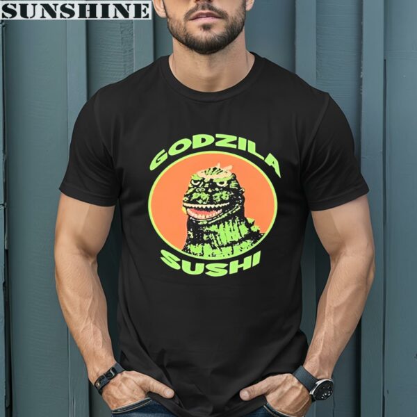 Official The Godzilla Sushi Bar Shirt 1 men shirt