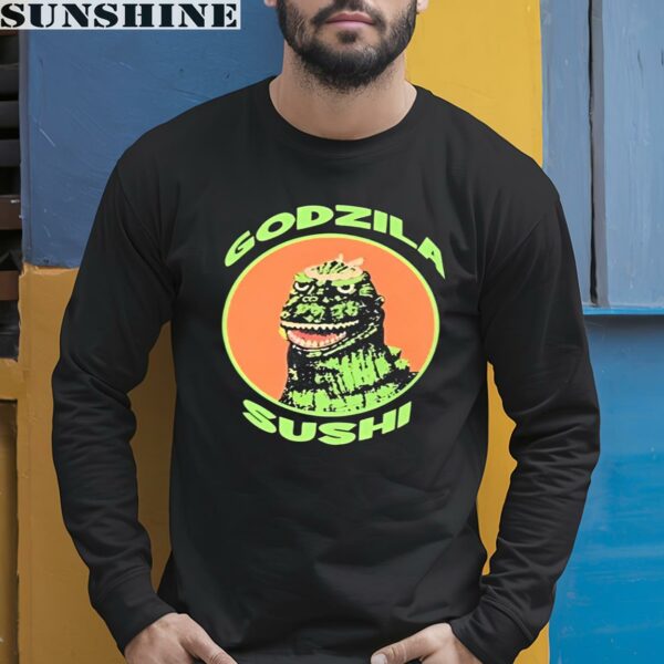 Official The Godzilla Sushi Bar Shirt 5 long sleeve shirt