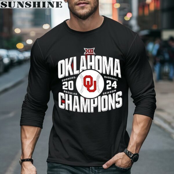Oklahoma Sooners Baseball Regular Season Champions 2024 Shirt 5 long sleeve shirt
