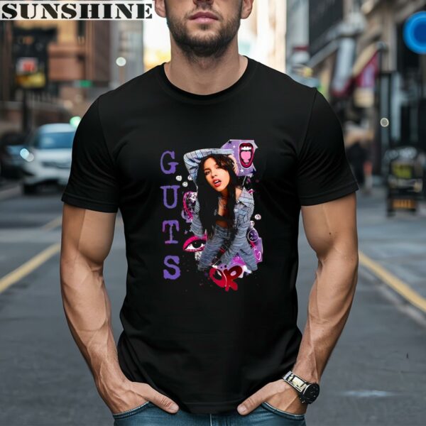 Olivia Rodrigo Guts World Tour Shirt Guts Album Shirt 1 men shirt