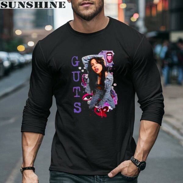 Olivia Rodrigo Guts World Tour Shirt Guts Album Shirt 5 long sleeve shirt