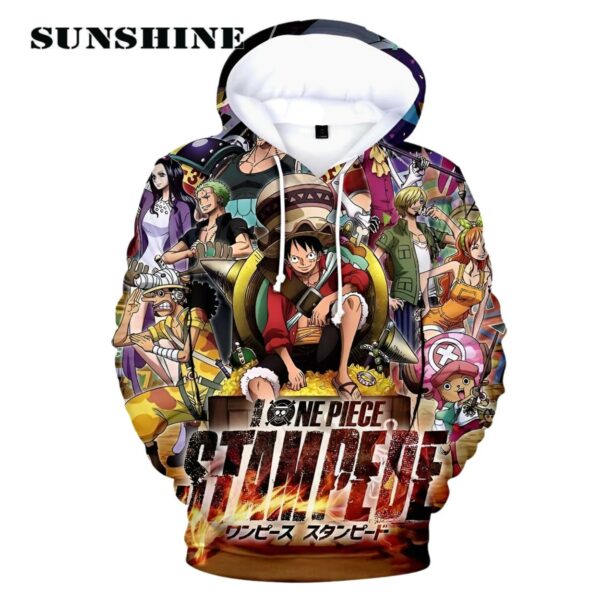 One Piece Hoodie One Piece Stampede 3D Hoodie Printed Thumb