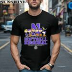 Peanuts Characters 2024 Ncaa Division I Softball Regional Northwestern Wildcats Logo Shirt 1 men shirt