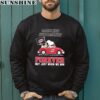 Peanuts Snoopy And Woodstock On Car Carolina Hurricanes Forever Not Just When We Win Shirt 3 sweatshirt