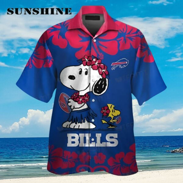 Peanuts Snoopy Buffalo Bills Hawaiian Shirt Summer Beach Gift Aloha Shirt Aloha Shirt