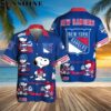 Peanuts Snoopy New York Rangers Hawaiian Shirt For Fans Printed Aloha