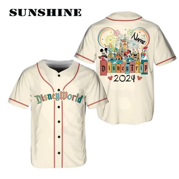 Personalize Mouse and Friends Baseball Jersey Team Printed Thumb
