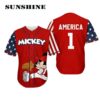 Personalize Name Number Mickey Mouse Baseball Jersey Holiday Trip Printed Thumb