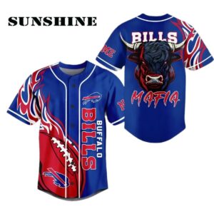 Personalized Buffalo Bills Mafia Baseball Jersey Printed Thumb