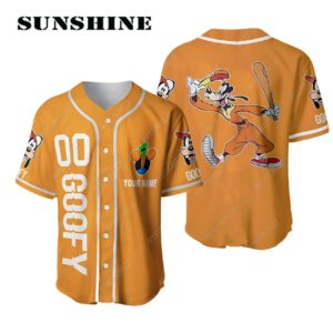Personalized Goofy Baseball Jersey Disney Jersey Shirt Printed Thumb