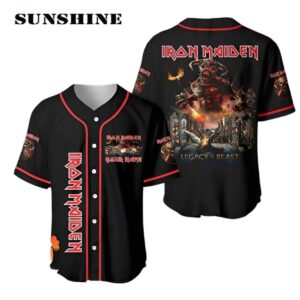 Personalized Iron Maiden Legacy Of The Beast Baseball Jersey Shirt Printed Thumb