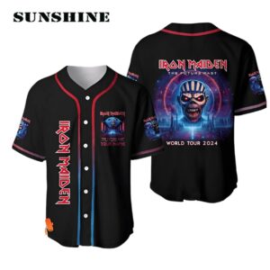 Personalized Iron Maiden Reign World Tour 2024 Baseball Jersey Printed Thumb