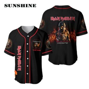 Personalized Iron Maiden The Book Of Souls Baseball Jersey Printed Thumb