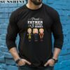 Personalized Proud Father Of 3 Little Heroes Shirt For Fathers Day 5 long sleeve