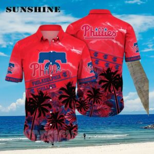 Philadelphia Phillies MLB Floral All Over Print Hawaiian Shirt Aloha Shirt Aloha Shirt