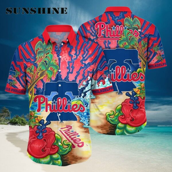 Philadelphia Phillies MLB Flower Hawaiian Shirt For Men Women Hawaiian Hawaiian