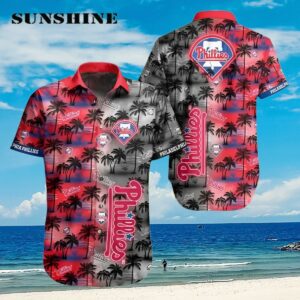 Philadelphia Phillies MLB Palm Tree Hawaiian Shirt Aloha Shirt Aloha Shirt