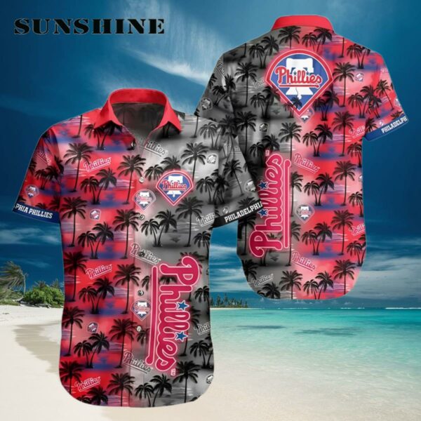 Philadelphia Phillies MLB Palm Tree Hawaiian Shirt Hawaiian Hawaiian