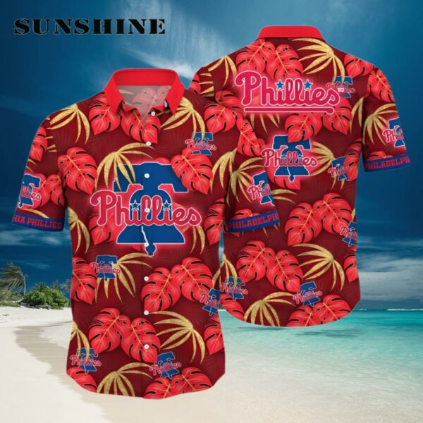 Philadelphia Phillies Sunset Palms Paradise Escape Hawaiian Shirt Hawaiian Hawaiian