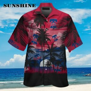 Philadelphia Phillies Tropical Palm Tree Hawaiian Shirt Aloha Shirt Aloha Shirt