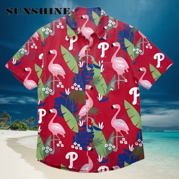 Phillies Hawaiian Shirt Flamingo Banana Leaf Philadelphia Phillies Gifts Hawaiian Hawaiian