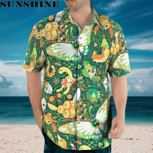 Pokemon Hawaiian Shirt Summer Beach Bug Pokemon Aloha Button Up Shirt Aloha Shirt Aloha Shirt