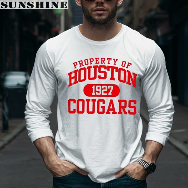 Property of Houston Cougars 1927 Shirt 5 long sleeve shirt