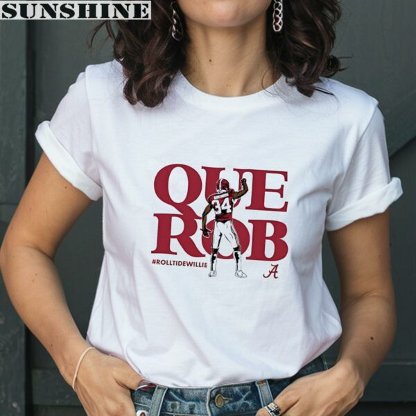 Quandarrius Robinson Querob Alabama Crimson Tide Football Cartoon Shirt 2 women shirt
