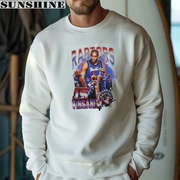 Raptors 15 Vinsanity Vince Carter American Former Basketball Shooting Guard Shirt 3 sweatshirt