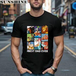Retro Disney Character Best Dad Ever Shirt FatherS Day Gifts 1 men shirt