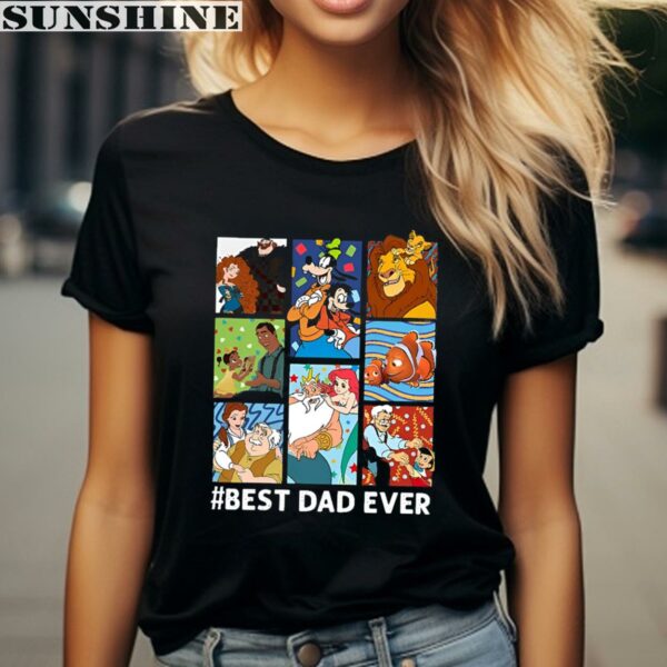 Retro Disney Character Best Dad Ever Shirt FatherS Day Gifts 2 women shirt