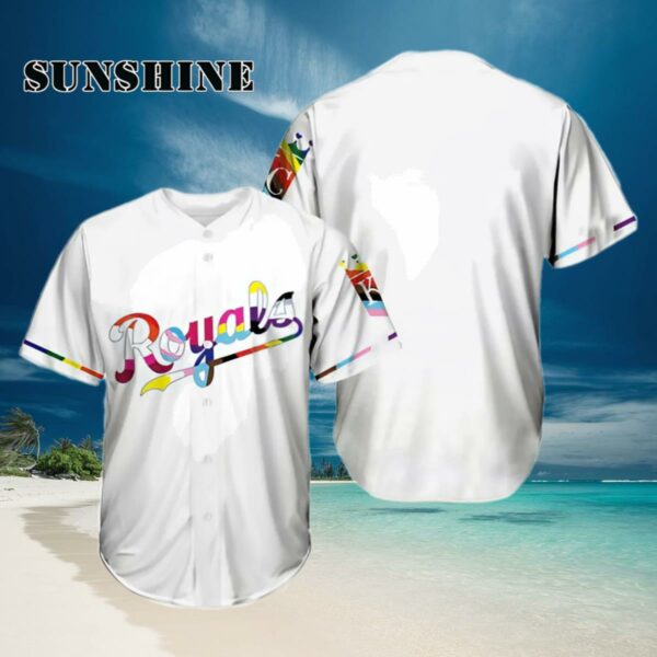 Royals Pride Day Baseball Jersey 2024 Giveaway Hawaiian Hawaiian