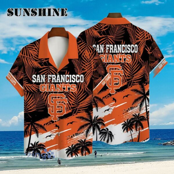 San Francisco Giants Major League Baseball 3D Print Hawaiian Shirt Aloha Shirt Aloha Shirt