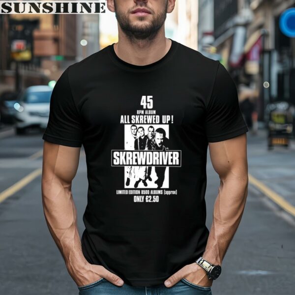 Screwdriver Band Shirt Skrewdriver Merch 1 men shirt