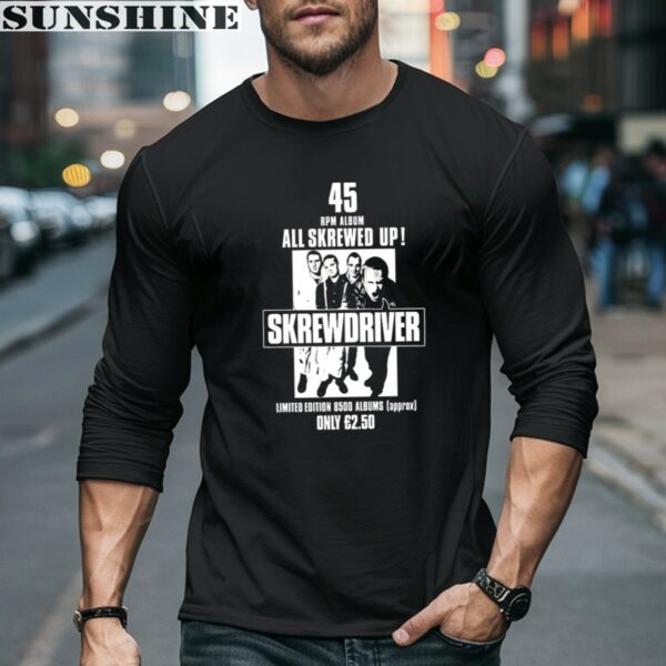 Screwdriver Band Shirt Skrewdriver Merch 5 long sleeve shirt