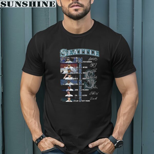 Seattle Mariners Siganture Design Shirt 1 men shirt