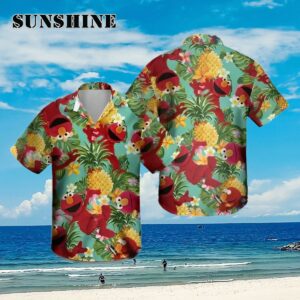 Sesame Street Elmo Hawaiian Shirt Aloha Shirt Aloha Shirt