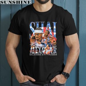 Shai Gilgeous Alexander Oklahoma City Thunder Vintage Shirt 1 men shirt