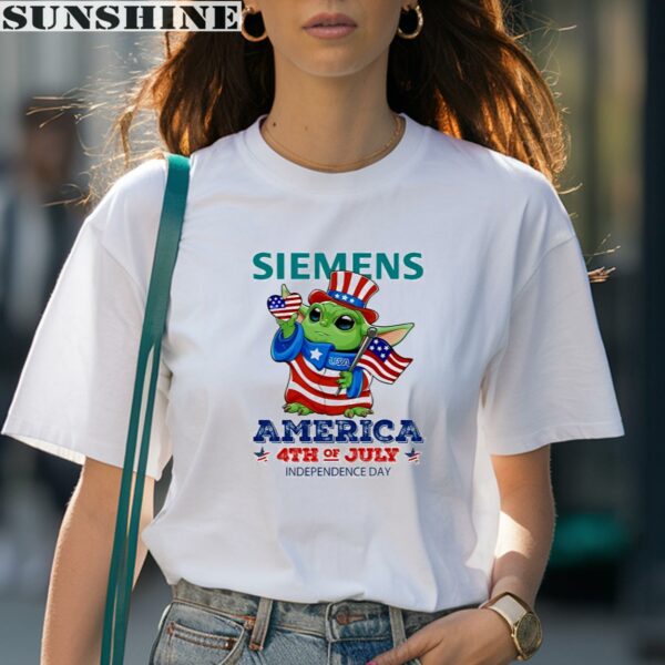 Siemens Baby Yoda America 4th of July Independence Day 2024 Shirt 1 women shirt