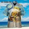 Skull And Sunflower Vintage Amazing Starry Night Hawaiian Shirt Aloha Shirt Aloha Shirt