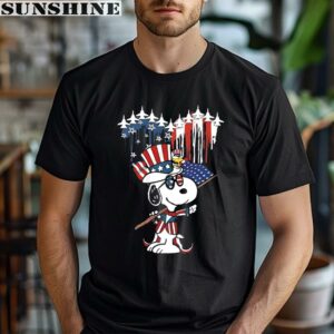 Snoopy 4th Of July American Air Force Show 2024 Shirt 1 men shirt
