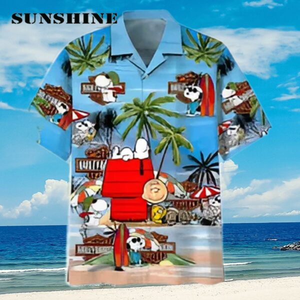 Snoopy Dog Harley Davidson Hawaiian Shirt Aloha Shirt Aloha Shirt