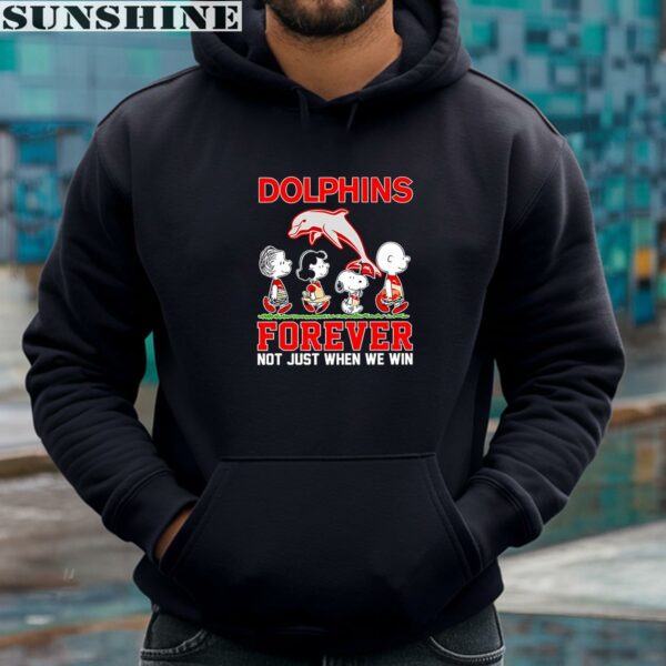 Snoopy Peanuts The Dolphins Nrl Forever Not Just When We Win Shirt 4 hoodie