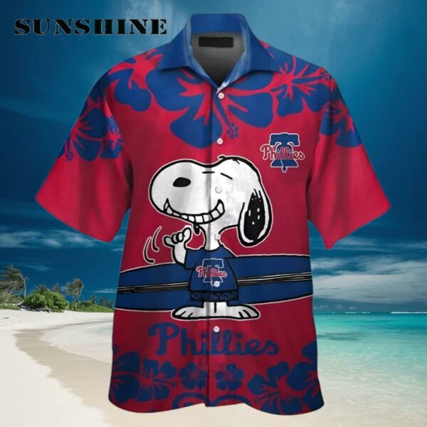 Snoopy Philadelphia Phillies Summer Hawaiian Shirt Hawaiian Hawaiian