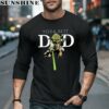 Star Wars Yoda Lightsaber Best Dad Fathers Day Shirt 5 long sleeve shirt