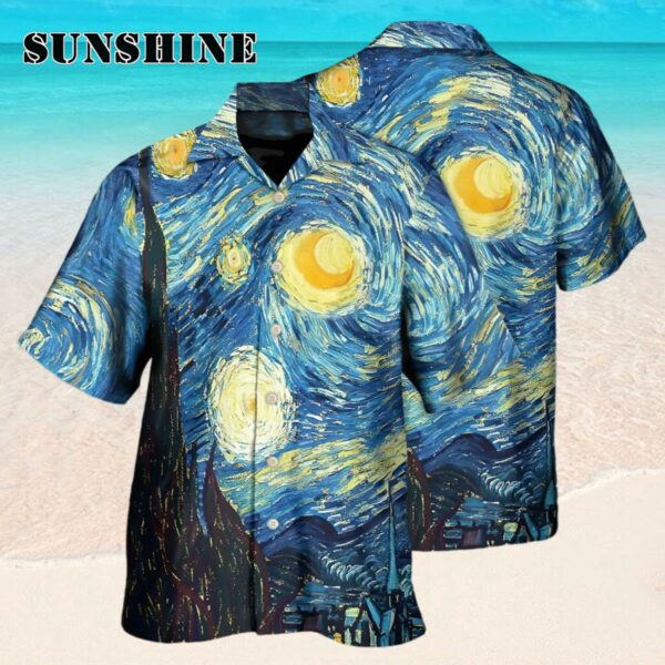 Starry Night Colorful Hawaiian Shirt Hawaaian Shirt Hawaaian Shirt