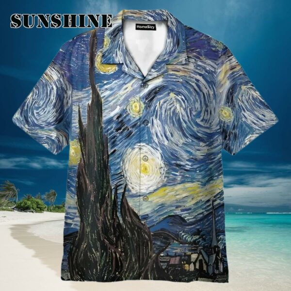 Starry Night Summer Beach Hawaiian Shirt Hawaiian Hawaiian