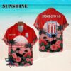 Stoke City FC Palm Tree Sunset Floral Hawaiian Shirt Hawaaian Shirt Hawaaian Shirt