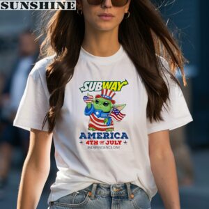 Subway Baby Yoda America 4th of July Independence Day shirt 1 women shirt